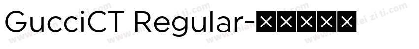 GucciCT Regular字体转换